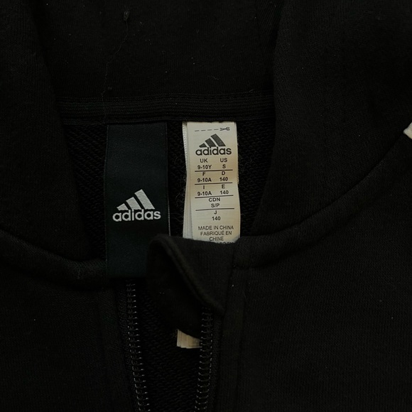 adidas youth zip up hoodie S - Picture 2 of 3